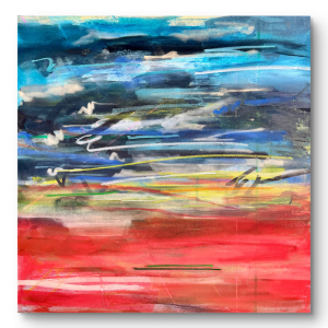 Horizons in Motion — abstract contemporary landscape by Romildo Marranci in Atlanta
