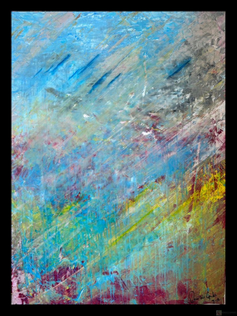 Light Cascading Through Abstract Ocean Mist — mist-evoking abstract landscape by Romildo Marranci in Atlanta