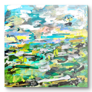 Whispers of Sky Over Verdant Fields