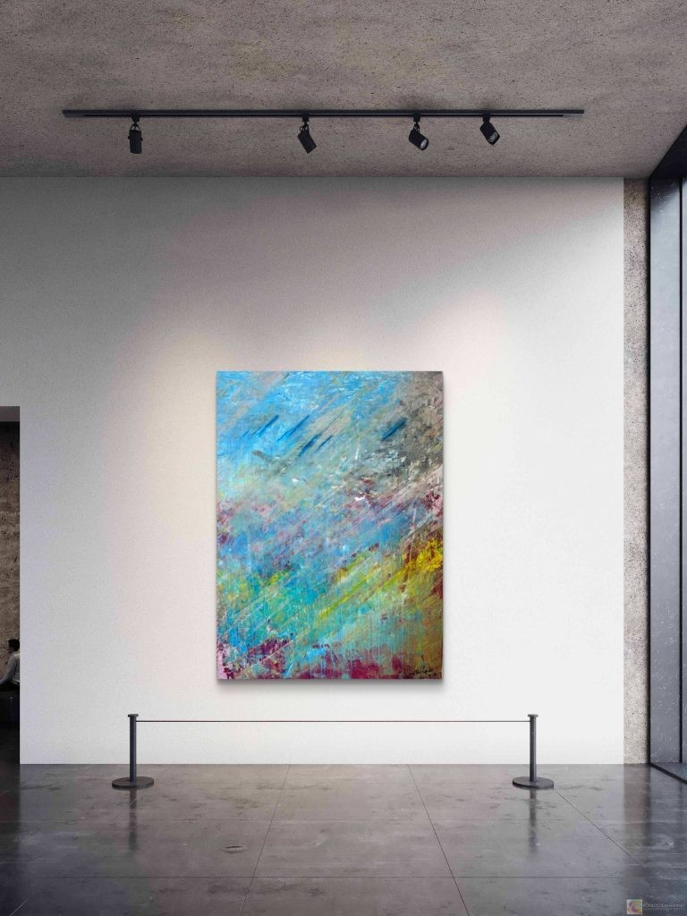 Light Cascading Through Abstract Ocean Mist — mist-evoking abstract landscape by Romildo Marranci in Atlanta