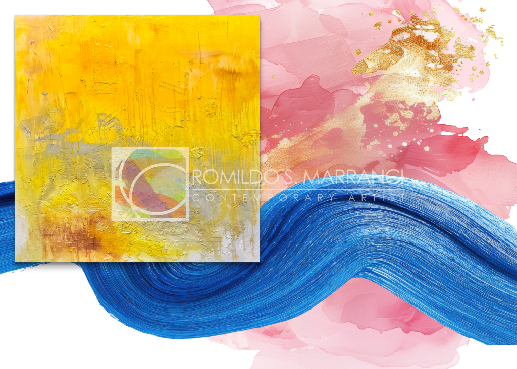 Colorful Atlanta Abstract Artwork created by Atlanta Abstract Artist Romildo Marranci at Romildo’s Art Gallery