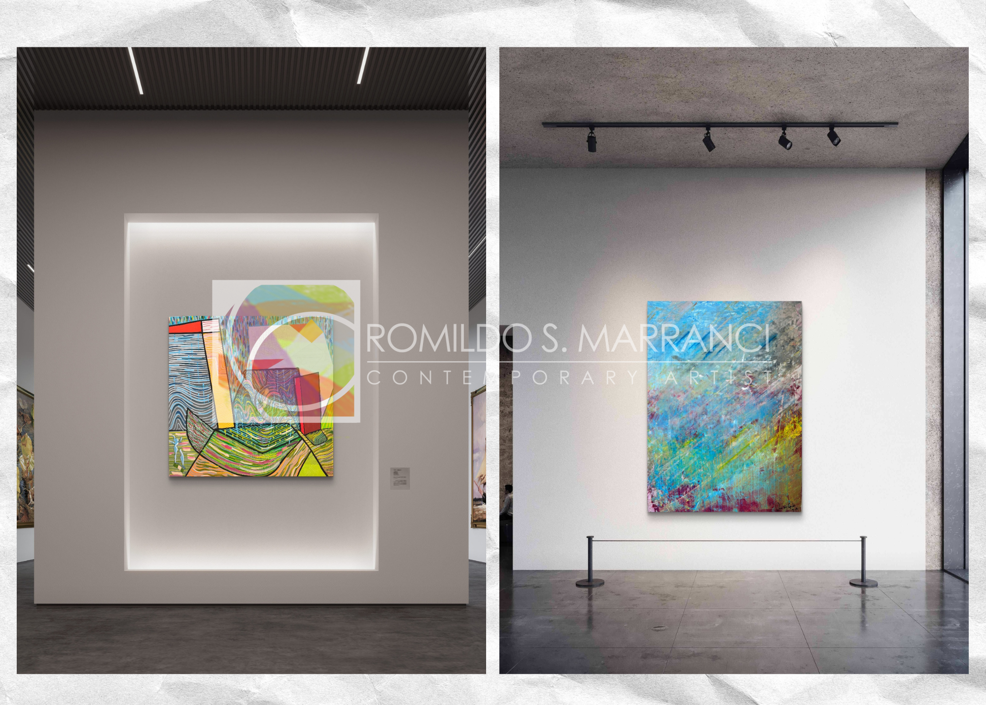 Large Scale Custom Art in Atlanta created by Romildo Marranci at Romildo’s Art Gallery